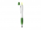 Ручка-стилус шариковая «Nash» с маркером, зеленый/серебристый, пластик - 4