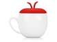 Кружка «Яблочко», белый/красный, фарфор/силикон - 2