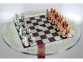 Шахматы «Людовик XIV», стекло/литьевой мрамор (специальный композитный материал) - 1