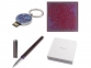Подарочный набор Blossom: брелок с USB-флешкой на 16 Гб, шелковый платок, ручка-роллер, Cacharel, поликарбонат/шелк/латунь - 1