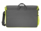 Сумка «Punch» для ноутбука 15,6", серый/зеленый, полиэстер - 1