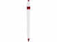 Ручка пластиковая шариковая «Флокс», белый/красный - 3