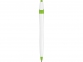 Ручка пластиковая шариковая «Флокс», белый/зеленое яблоко - 3