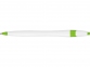 Ручка пластиковая шариковая «Флокс», белый/зеленое яблоко - 5