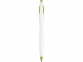 Ручка пластиковая шариковая «Флокс», белый/зеленое яблоко - 1