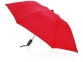 Зонт складной «Андрия», ярко-красный/черный/серебристый, полиэстер, металл, пластик - 1