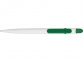 Ручка пластиковая шариковая «Этюд», белый/зеленый, пластик - 4