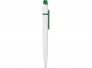 Ручка пластиковая шариковая «Этюд», белый/зеленый, пластик - 2