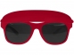 Очки солнцезащитные с козырьком «Miami», красный/черный - 3