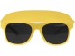Очки солнцезащитные с козырьком «Miami», желтый/черный - 3
