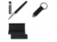 Подарочный набор: USB-флешка на 16 Гб, ручка-роллер, HUGO BOSS, металл/PU, латунь с покрытием софт-тач/хром - 1