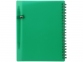 Блокнот «Контакт» с ручкой, зеленый, серебристый, бумага/полипропилен - 5