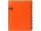Блокнот «Контакт» с ручкой, оранжевый, серебристый, бумага/полипропилен - 5