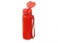 Складная бутылка «Твист», красный, силикон/пластик - 1