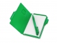 Записная книжка "Альманах" с ручкой, зеленый, пластик - 1