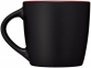 Керамическая чашка «Riviera», керамика, черный/красный - 3
