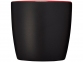 Керамическая чашка «Riviera», керамика, черный/красный - 1