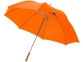 Зонт-трость «Karl», оранжевый, полиэстер, металл, дерево - 2