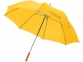 Зонт-трость «Karl», желтый, полиэстер, металл, дерево - 2