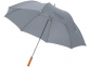 Зонт-трость «Karl», серый, полиэстер, металл, дерево - 2