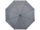 Зонт складной «Ida», серый/черный, полиэстер, металл, пластик - 1