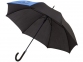 Зонт-трость «Lucy», черный/синий - 3