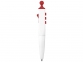 Ручка пластиковая шариковая «Clic Pen», белый/красный, АБС пластик - 2