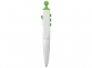 Ручка пластиковая шариковая «Clic Pen», белый/лайм, АБС пластик - 2