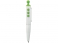 Ручка пластиковая шариковая «Clic Pen», белый/лайм, АБС пластик - 5