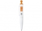 Ручка пластиковая шариковая «Clic Pen», белый/оранжевый, АБС пластик - 1