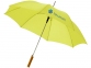 Зонт-трость «Lisa», неоновый зеленый, полиэстер, металл, дерево - 2