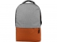 Рюкзак «Fiji» с отделением для ноутбука, серый/оранжевый, полиэстер - 3