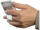 Картхолдер для телефона с отверстием для пальца, белый, силикон - 4
