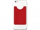 Картхолдер для телефона с отверстием для пальца, красный, силикон - 3