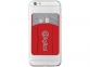 Картхолдер для телефона с отверстием для пальца, красный, силикон - 5