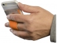 Картхолдер для телефона с отверстием для пальца, оранжевый, силикон - 4