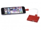 USB Hub и кабели 3 в 1, красный/белый, пластик - 1