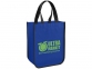 Ламинированная сумка для покупок, малая, 80 г/м2, ярко-синий, ламинированный нетканый полипропилен 80г - 3