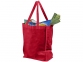 Ламинированная сумка для покупок, средняя, 80 г/м2, красный, ламинированный нетканый полипропилен 80г - 1