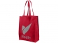 Ламинированная сумка для покупок, средняя, 80 г/м2, красный, ламинированный нетканый полипропилен 80г - 3