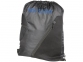 Спортивный рюкзак из сетки на молнии, черный, полиэстер 210D - 2