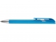 Ручка пластиковая шариковая «Атли», голубой/серебристый, пластик - 4