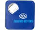 Костер «Rally» с открывалкой, АБС пластик, ярко-синий/серебристый - 4