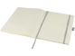 Блокнот «Pad» размером с планшет, серебристый, бумага, имитирующая кожу - 1