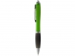 Ручка пластиковая шариковая «Nash», зеленый/черный/серебристый, пластик АС - 1