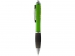 Ручка пластиковая шариковая «Nash», зеленый/черный/серебристый, пластик АС - 2