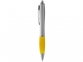 Ручка пластиковая шариковая «Nash», серебристый/желтый, АБС пластик - 1