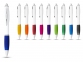 Ручка пластиковая шариковая «Nash», белый/оранжевый/серебристый, АБС пластик - 2