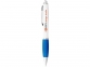Ручка пластиковая шариковая «Nash», белый/аква/серебристый, АБС пластик - 2