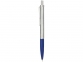 Ручка металлическая шариковая «Dot», синий/серебристый, металл/АБС пластик - 3